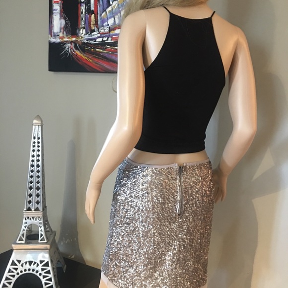 Olive & oak midi gold skirt - Picture 5 of 5